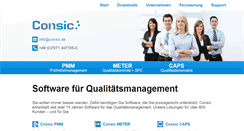 Desktop Screenshot of consic.de